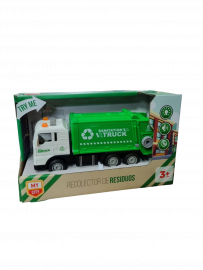 CAMION RECOLECTOR 1:32 FRICCION LUZ Y SONIDO