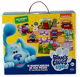 BLUE´'S CLUES 12 ROMPECABEZAS 2 PIEZAS