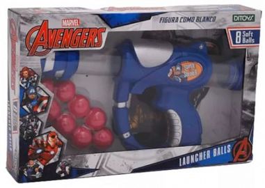 PISTOLA LAUNCHER BALLS AVENGERS - 3 MODELOS
