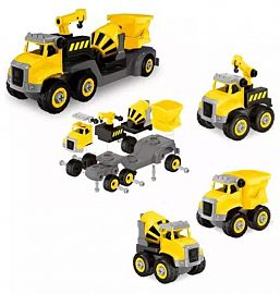 TEAM WORK VEHICULOS 3EN1 CON DESTORNILLADOR - 4 MODELOS