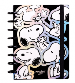MOOVING LOOP CUADERNO DE DISCOS A5 SNOOPY