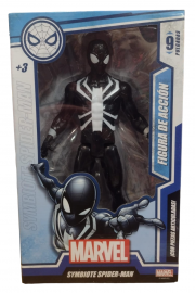 MUÑECO SPIDERMAN NEGRO 5 ARTICULACIONES 23CM EN CAJA