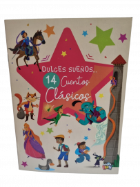 LIBRO DULCES SUEÑOS 14 CUENTOS CLASICOS