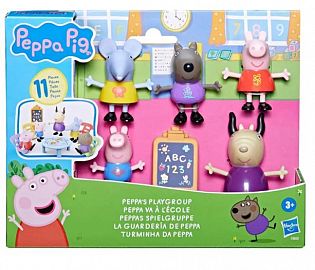 PEPPA PIG MUÑECOS GUARDERIA 11 PIEZAS