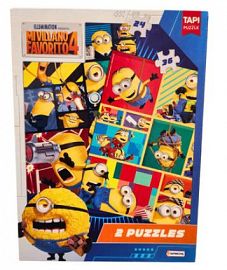 2 PUZZLES 24/36 PIEZAS MINIONS