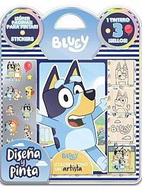 SELLOS DISEÑA Y PINTA BLUEY (6074)