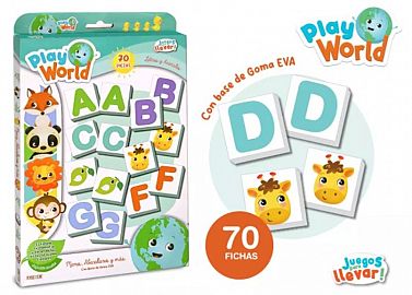 PLAY WORLD MEMO ABECEDARIO GOMA EVA