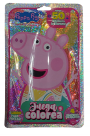JUEGA Y COLOREA SOBRE CHICO PEPPA