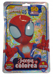 JUEGA Y COLOREA SOBRE CHICO SPIDERMAN