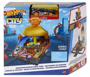 PISTA HOT WHEELS BURGER AL VOLANTE