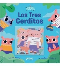 LIBRO CUENTOS MAGNETICOS LOS TRES CERDITOS