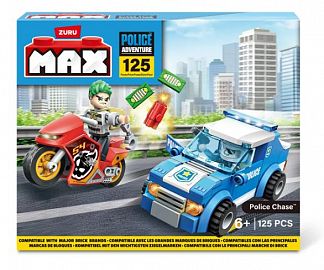MAX CITY BLOQUES POLICE CHASE 125 PIEZAS