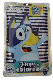 JUEGA Y COLOREO SOBRE CHICO BLUEY