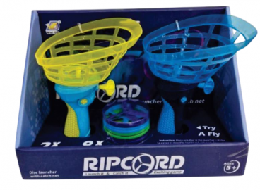 LANZADOR DE DISCO VOLADORES EN CAJA