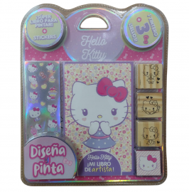 SELLOS DISEÑA Y PINTA HELLO KITTY