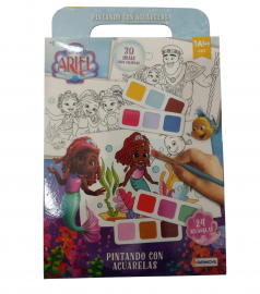 PINTANDO CON ACUALERAS ARIEL