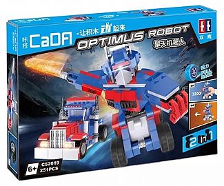 BLOQUES CADFI OPTIMUS ROBOT 2EN1 251 PIEZAS
