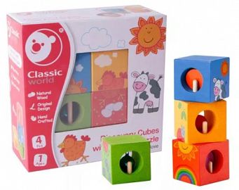 CUBOS APILABLES MADERA DISCOVERY