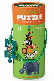 PUZZLE 30 PIEZAS TORRE JUNGLA EN TUBO