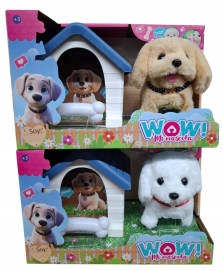 WOW PERRO GOLDEN CON CASITA MOVIMIENTO Y SONIDO