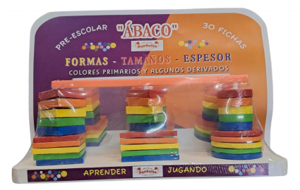 ABACO FORMAS Y COLORES MADERA