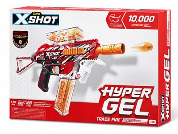 PISTOLA X-SHOT HYPER GEL TRACE FIRE 10000 MUNICIONES