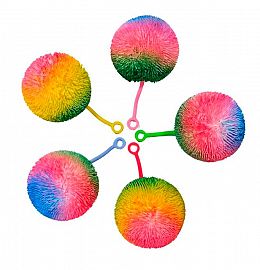 PELOTA SQUISHY CON REBOTE - 2 COLORES