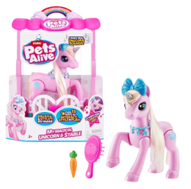 PETS ALIVE ESTABLO CON UNICORNIO INTERACTIVO
