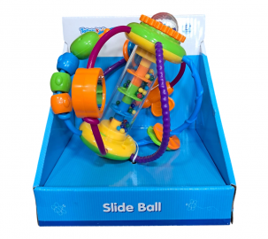 PELOTA SONAJERO DIDACTICO EN CAJA