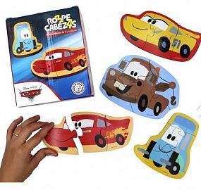 ROMPECABEZAS 3 Y 4 PIEZAS CARS