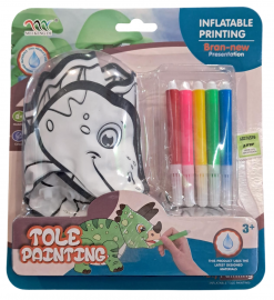 DINO INFLABLE PARA PINTAR