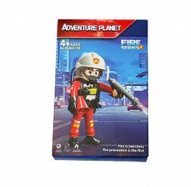 FIGURAS BOMBERO CON ACCESORIOS - 4 MODELOS -